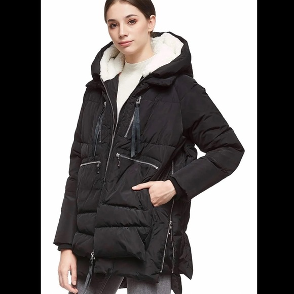 Hooded Down Puffer BOMBER Winter/Ski/snowboard Jacket - Picture 2 of 11